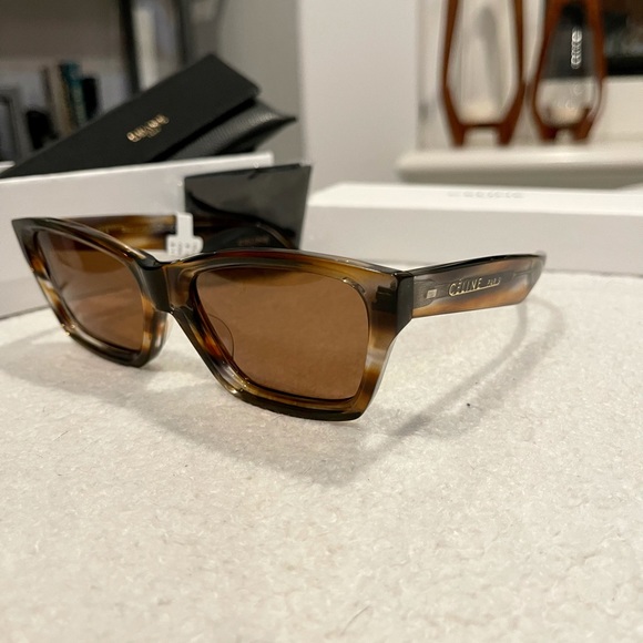 *SOLD* on ♏️erc - CÉLINE Havana Cat Eye Sunglasses - Picture 7 of 12